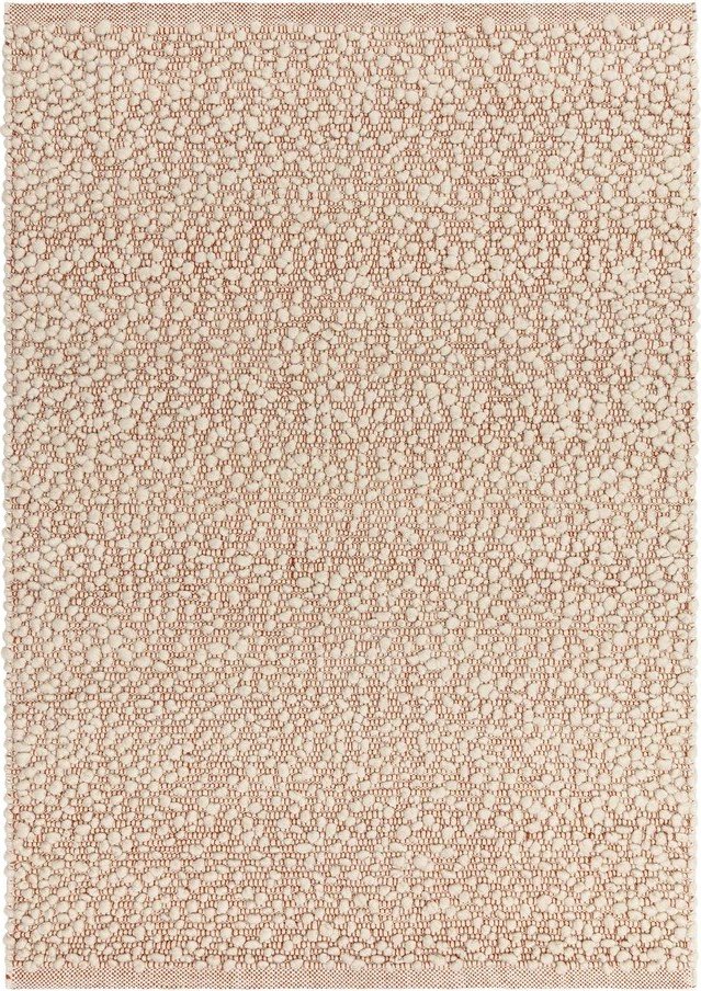 Béžový ručně tkaný koberec s příměsí vlny 160x230 cm Claude – MADE Made
