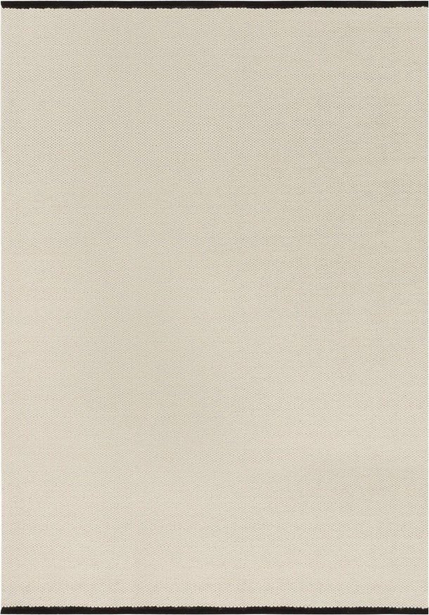 Béžový ručně tkaný vlněný koberec 140x200 cm Mavi – noo.ma NOO.MA