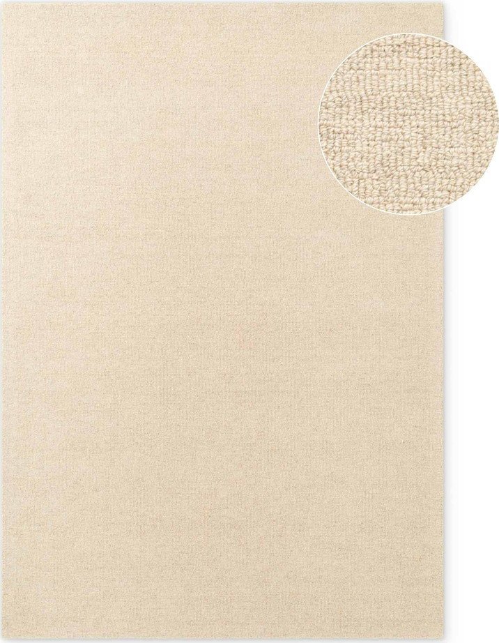 Béžový ručně tkaný vlněný koberec 200x290 cm Puristic Knots – Elle Decoration Elle Decoration