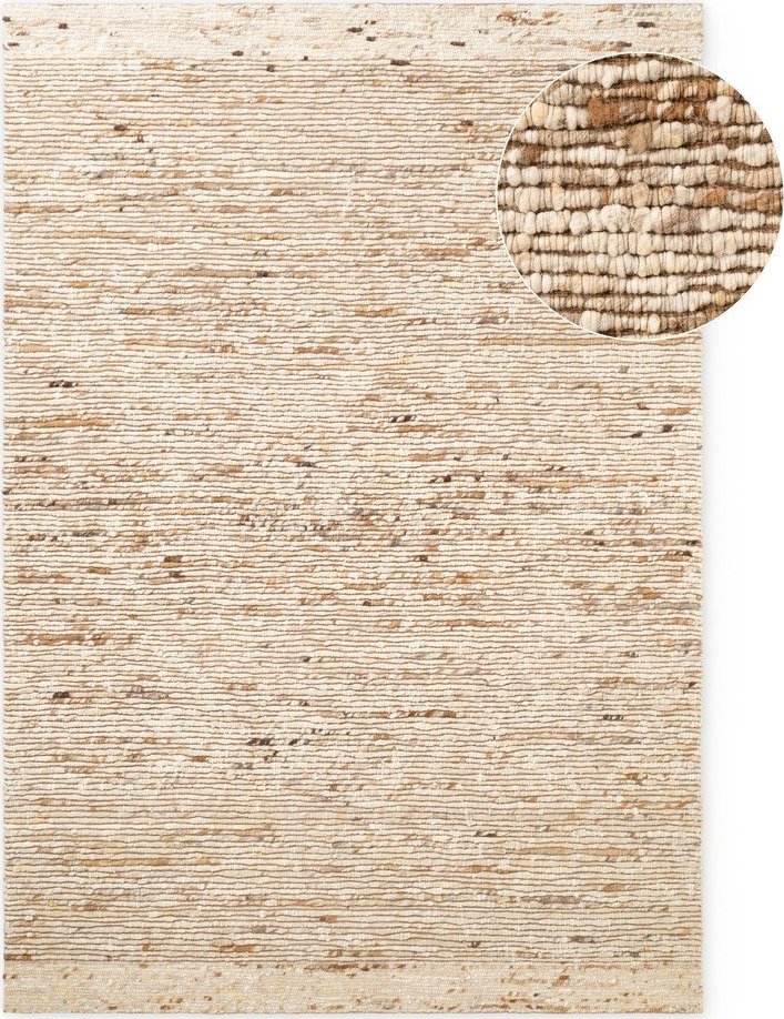 Béžový ručně tkaný vlněný koberec 80x150 cm Bexley Woolwich – Ted Baker Ted Baker