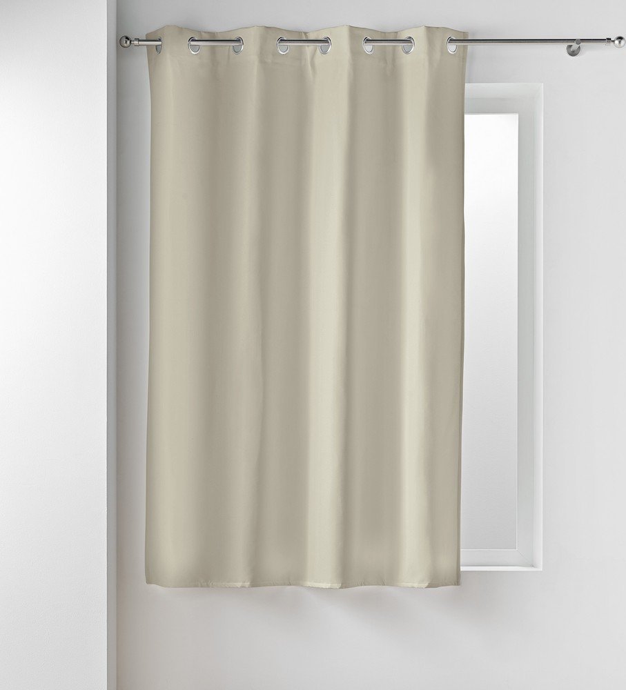 Béžový termo/dimout závěs z mikrovlákna 135x180 cm Micropolar – douceur d'intérieur Douceur d intérieur