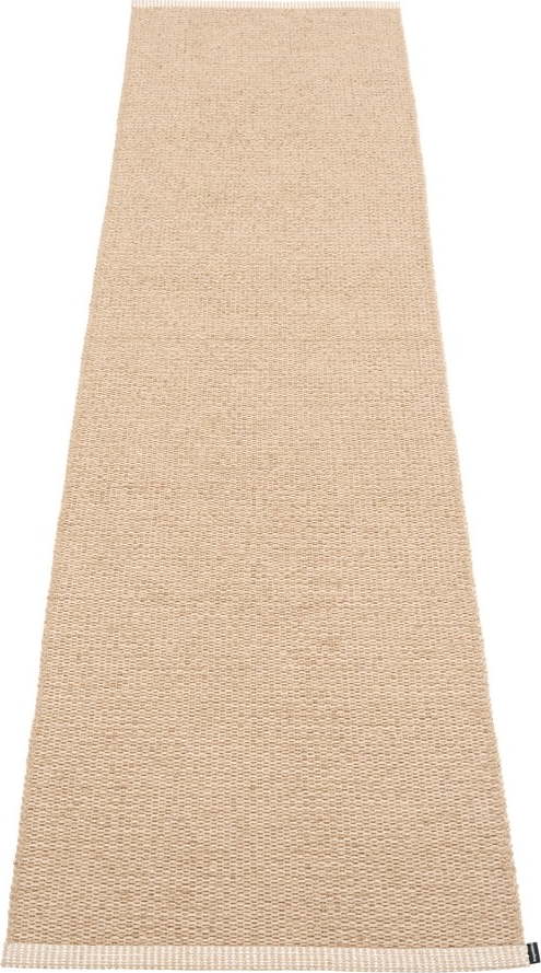 Béžový vnitřní a venkovní běhoun 60x250 cm Mono Light Nougat – Pappelina Pappelina