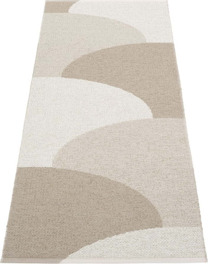 Béžový vnitřní a venkovní běhoun 70x180 cm Hill Dark Linen – Pappelina Pappelina