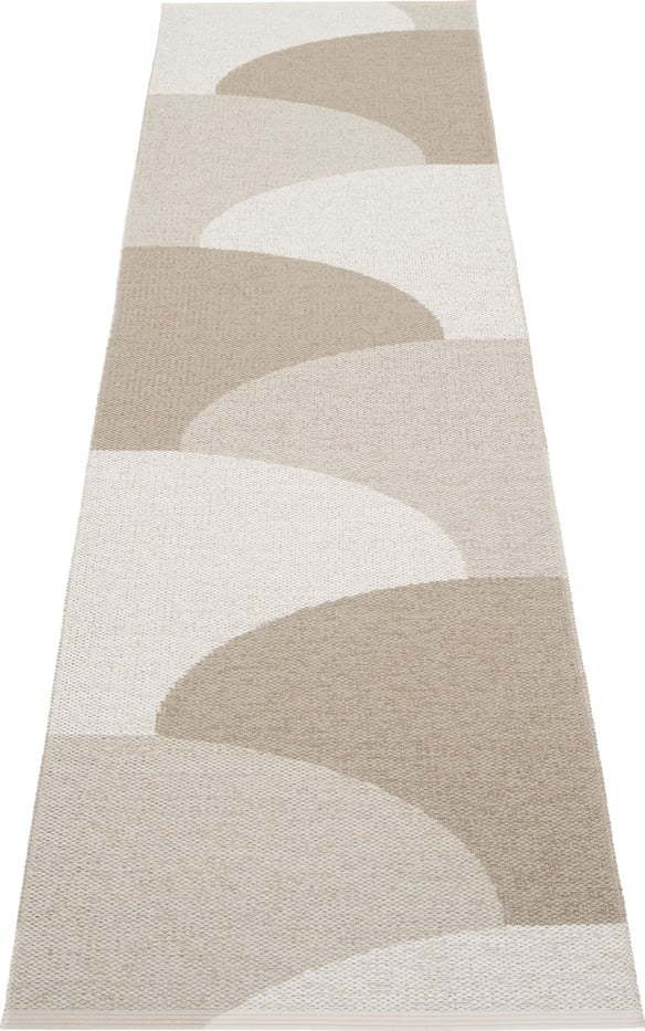 Béžový vnitřní a venkovní běhoun 70x270 cm Hill Dark Linen – Pappelina Pappelina