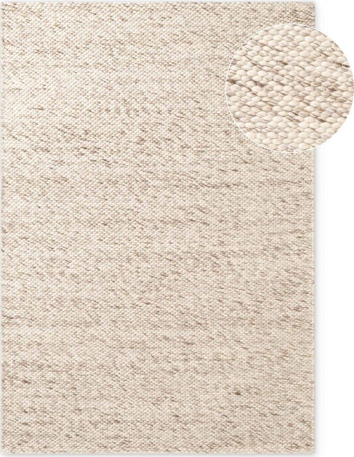 Béžový/v přírodní barvě ručně tkaný vlněný koberec 140x200 cm Lyon Beans – Elle Decoration Elle Decoration