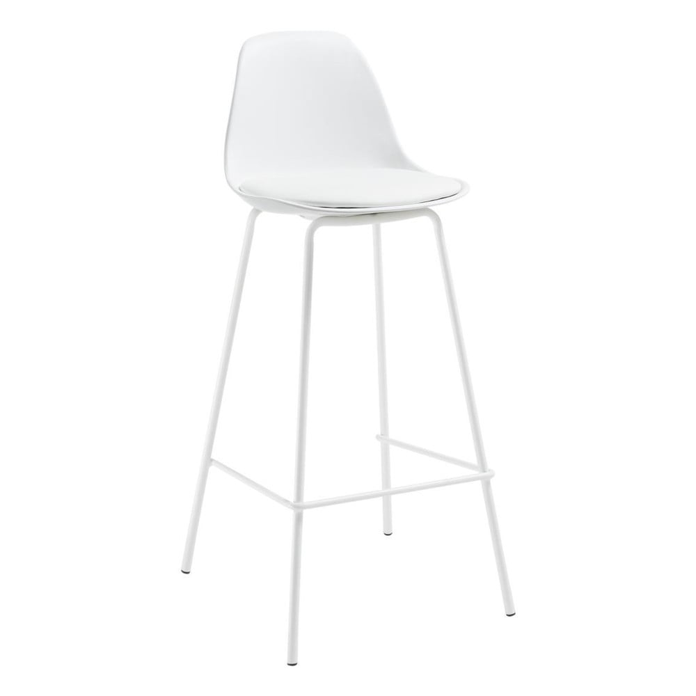 Bílá barová židle (výška sedáku 65 cm) Brighter – Kave Home Kave Home