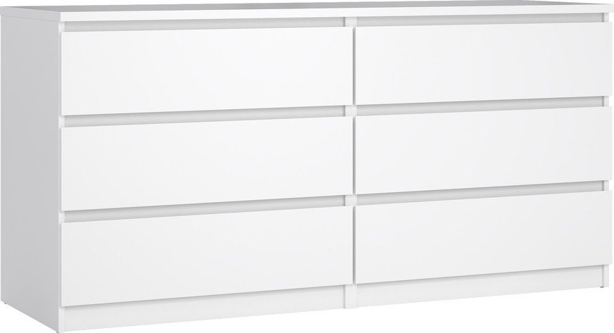 Bílá komoda 154x76x50 cm Naia – Tvilum Tvilum