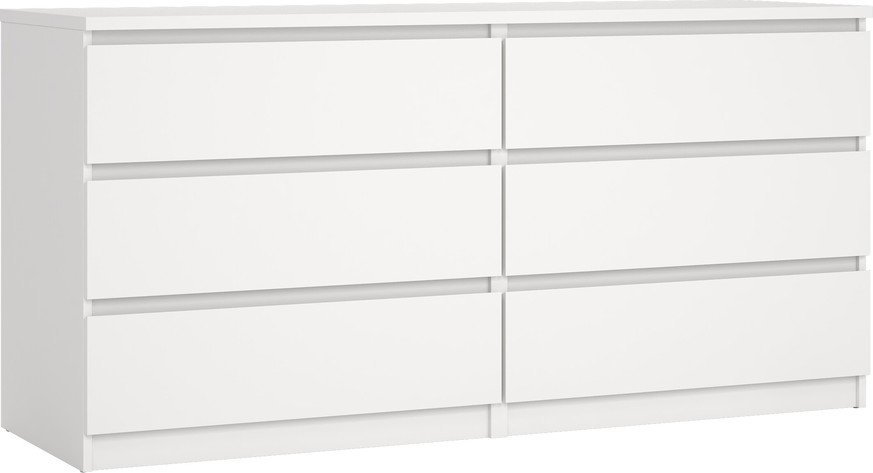 Bílá komoda 154x76x50 cm Naia – Tvilum Tvilum