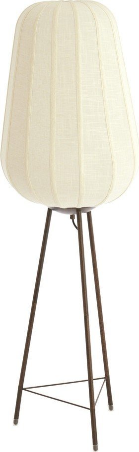 Bílá stojací lampa s textilním stínidlem (výška 133 cm) Bibury – Light & Living Light & Living