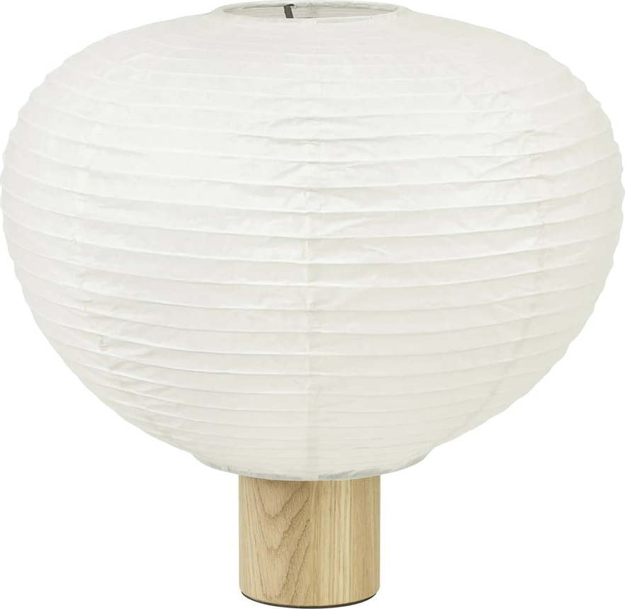 Bílá stolní lampa s papírovým stínidlem (výška 32 cm) Kami – Blomus Blomus