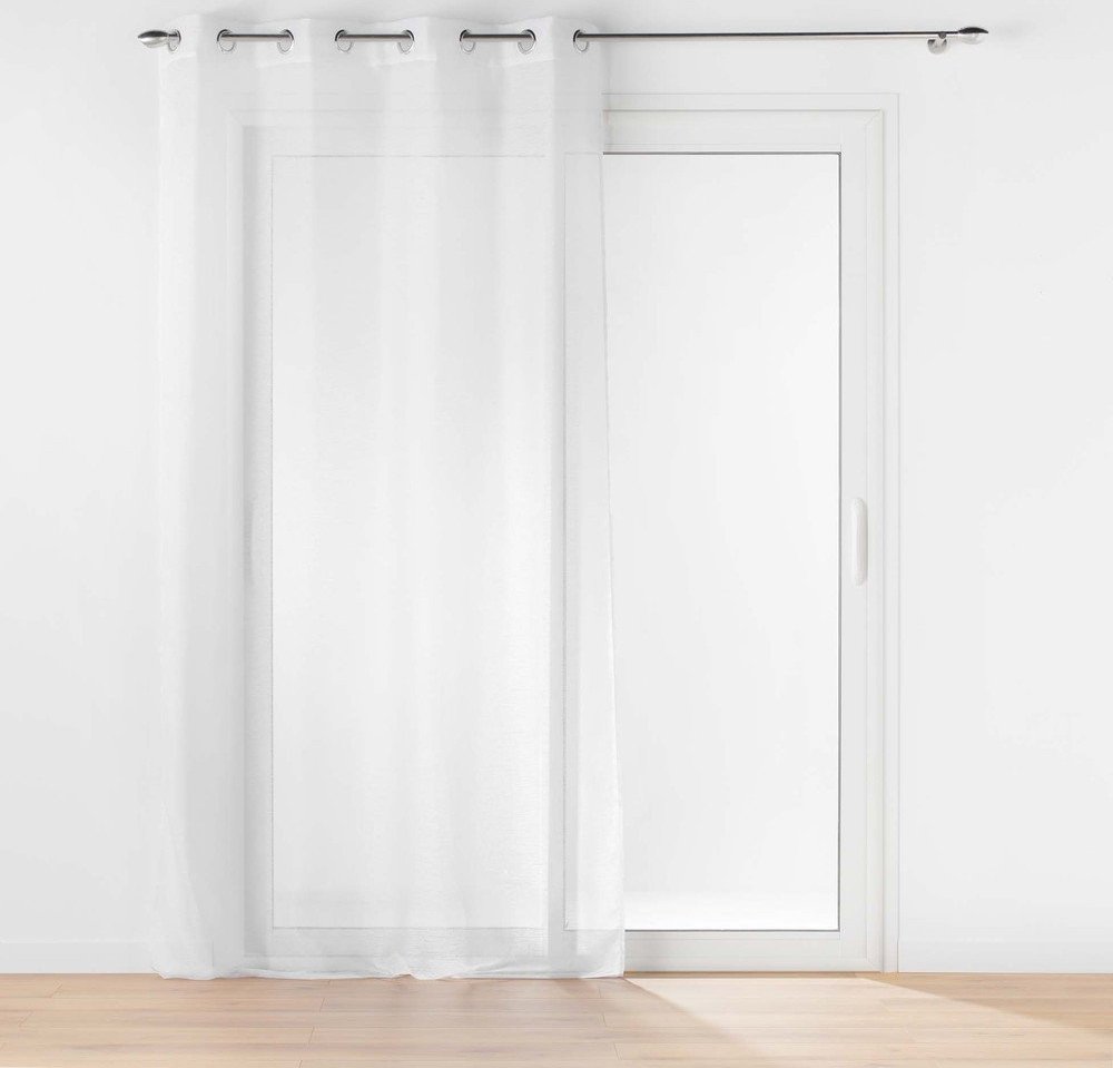 Bílá voálová záclona 140x240 cm Lissea – douceur d'intérieur Douceur d intérieur
