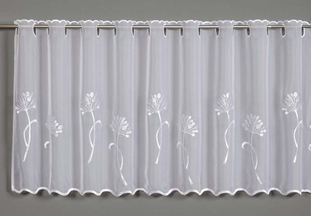 Bílá voálová záclona 140x48 cm Dandelion – Sehlbach Sehlbach