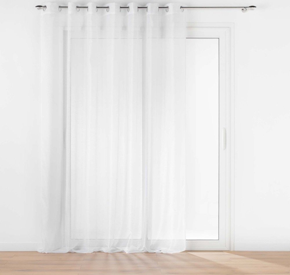 Bílá voálová záclona 240x240 cm Lissea – douceur d'intérieur Douceur d intérieur