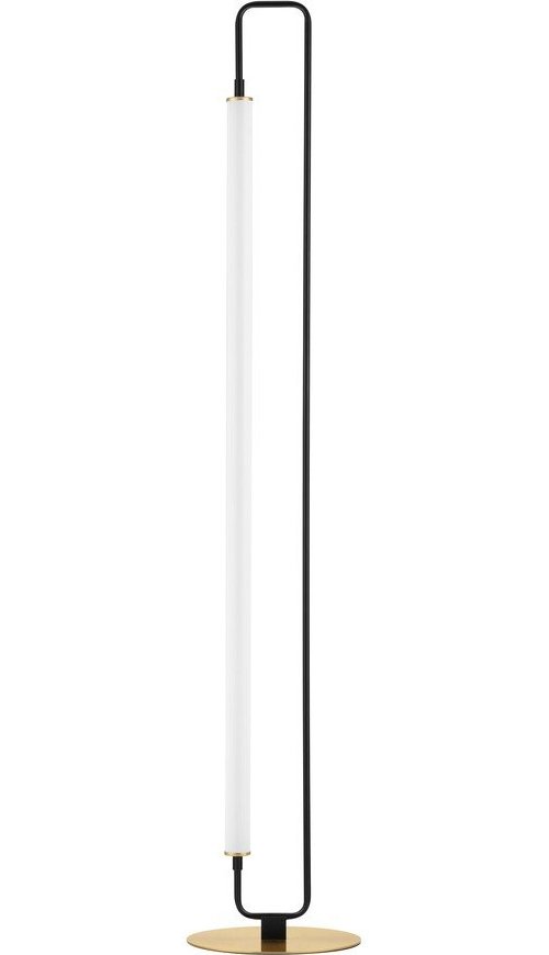Bílá/matně černá kovová LED stojací lampa (výška 150 cm) Wetro – Nova Luce Nova Luce