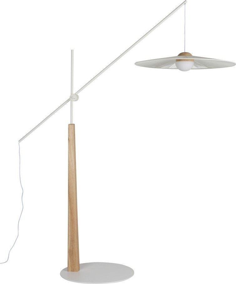 Bílá/v přírodní barvě stojací lampa (výška 200 cm) Belle – Zuiver Zuiver