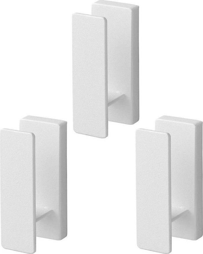 Bílé nástěnné kovové háčky v sadě 3 ks Tower – YAMAZAKI YAMAZAKI