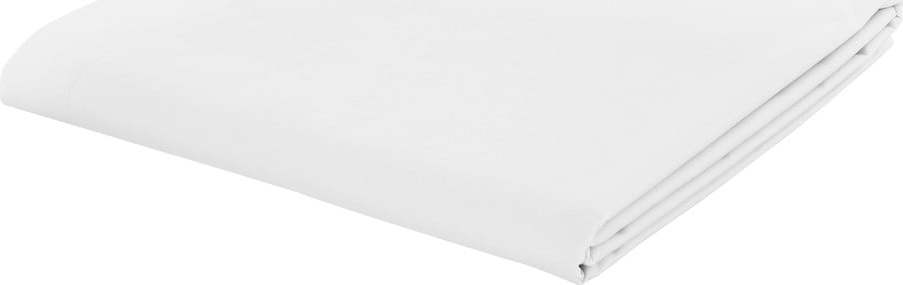 Bílé perkálové prostěradlo 275x275 cm Easy Iron Percale – Catherine Lansfield Catherine Lansfield