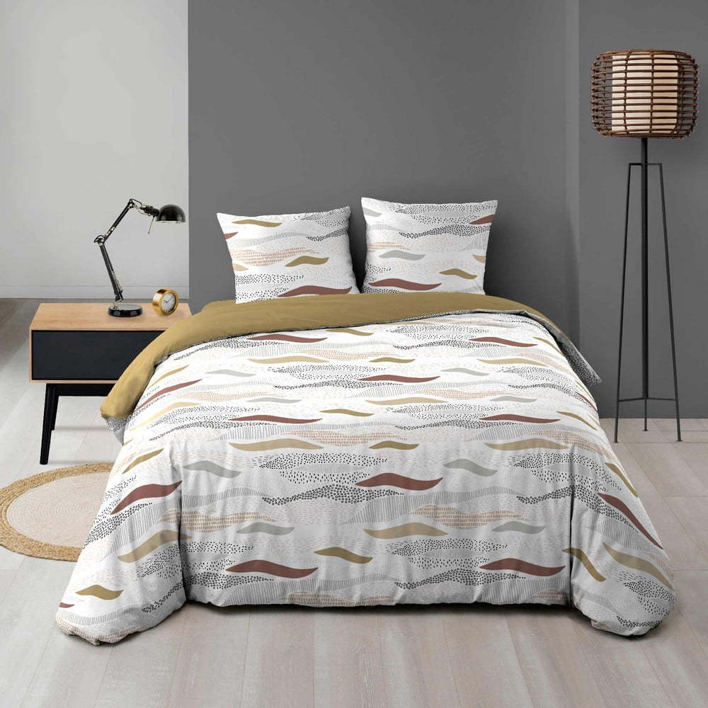 Bílé povlečení na dvoulůžko/prodloužené z mikrovlákna 240x220 cm Zenith – douceur d'intérieur Douceur d intérieur