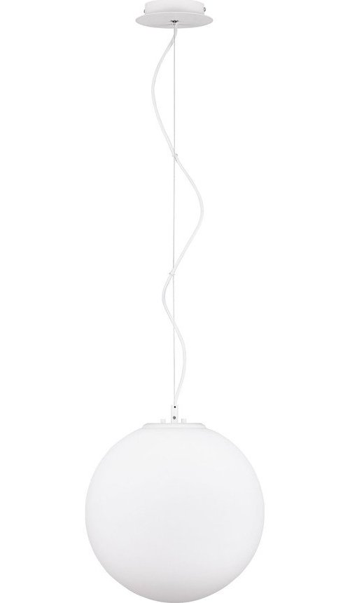 Bílé skleněné závěsné svítidlo ø 30 cm Nevoso – Nova Luce Nova Luce