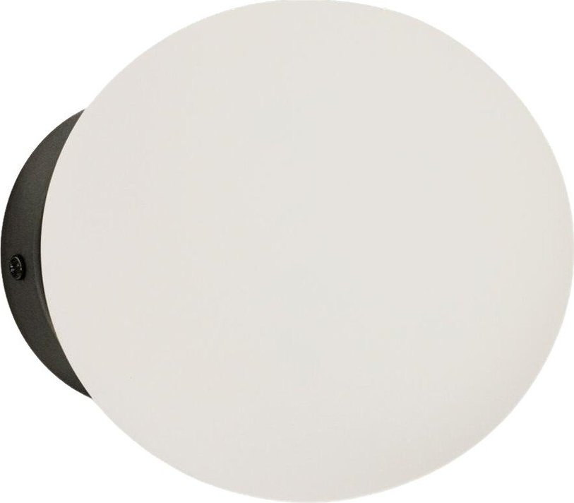 Bílé/černé kovové nástěnné svítidlo ø 15 cm Brisia – Kave Home Kave Home