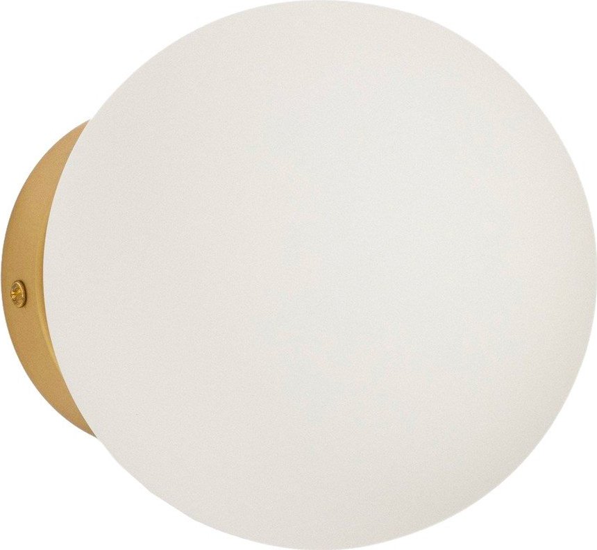 Bílé/ve zlaté barvě nástěnné svítidlo ø 15 cm Brisia – Kave Home Kave Home