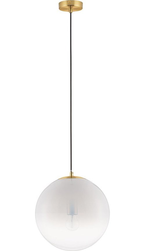 Bílé/ve zlaté barvě skleněné závěsné svítidlo ø 30 cm Vita – Nova Luce Nova Luce