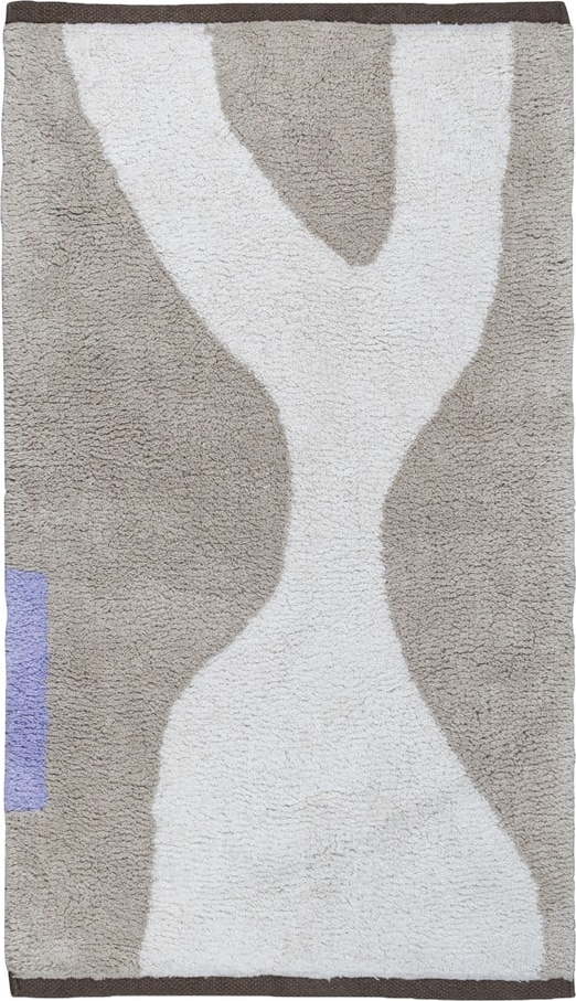 Bílo-béžový pratelný bavlněný koberec 50x80 cm Figura – Mette Ditmer Denmark Mette Ditmer Denmark