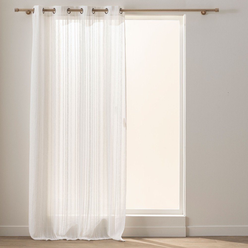 Bílý závěs 140x260 cm Zaho – douceur d'intérieur Douceur d intérieur