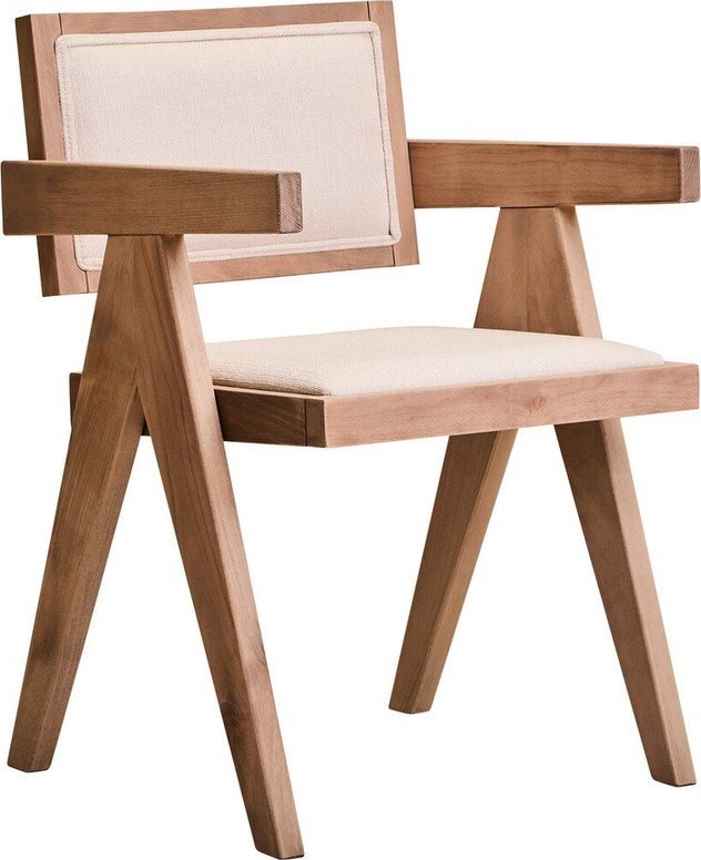 Čalouněná jídelní židle v přírodní barvě Cebu – Premier Housewares Premier Housewares