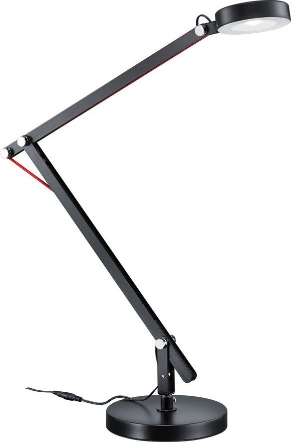 Černá LED stolní lampa s ohybatelnou konstrukcí (výška 90 cm) Amsterdam – Trio TRIO