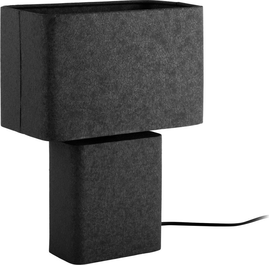 Černá kovová stolní lampa (výška 33 cm) Boaz Recto – Leitmotiv Leitmotiv