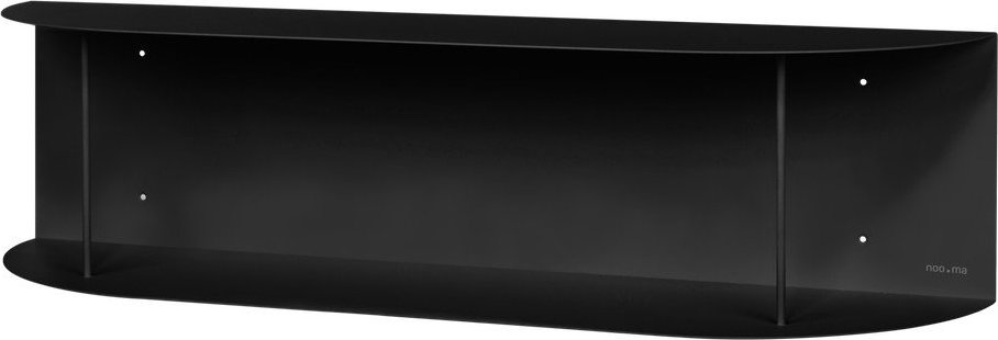 Černá patrová kovová police 80 cm Lina – noo.ma NOO.MA