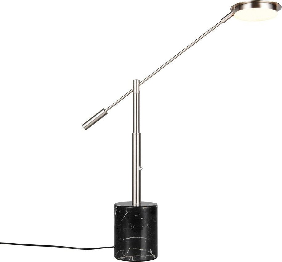 Černá/ve stříbrné barvě LED stolní lampa (výška 65 cm) Fiore – Trio Select Trio Select