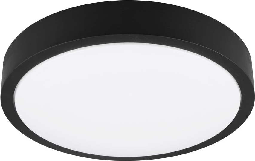 Černé LED stropní svítidlo ø 40 cm Iseo – Trio TRIO