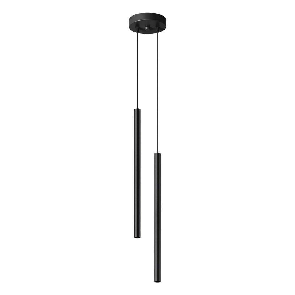 Černé kovové závěsné svítidlo ø 15 cm Fideus – Sollux Sollux