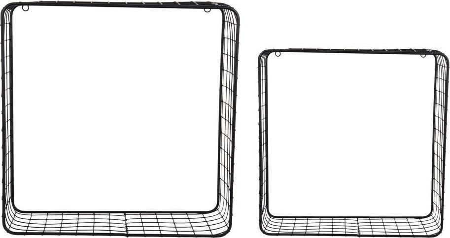 Černé ocelové police v sadě 2 ks 35 cm Reja – PT LIVING PT LIVING