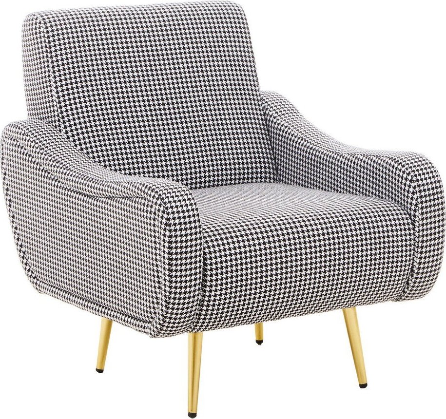 Černobílé křeslo Holli – Premier Housewares Premier Housewares
