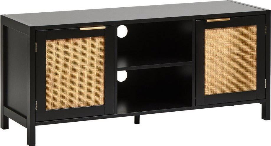 Černý TV stolek 120x52x38 cm Sherman – Premier Housewares Premier Housewares