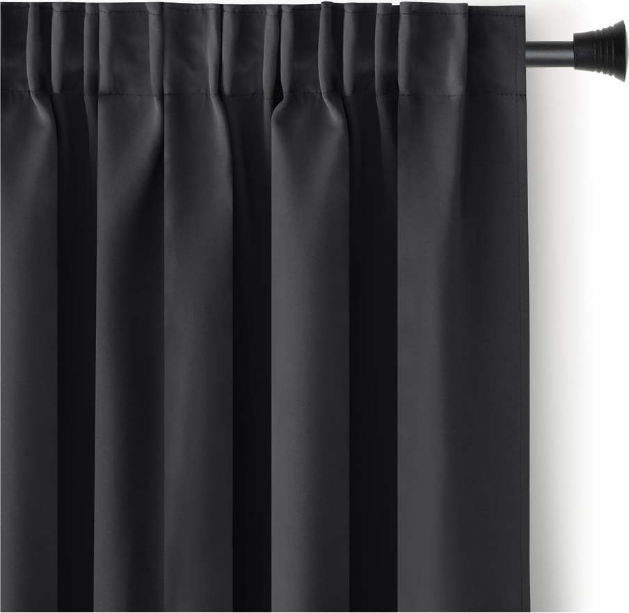 Černý dimout závěs 140x245 cm Kierra – Restilo Restilo