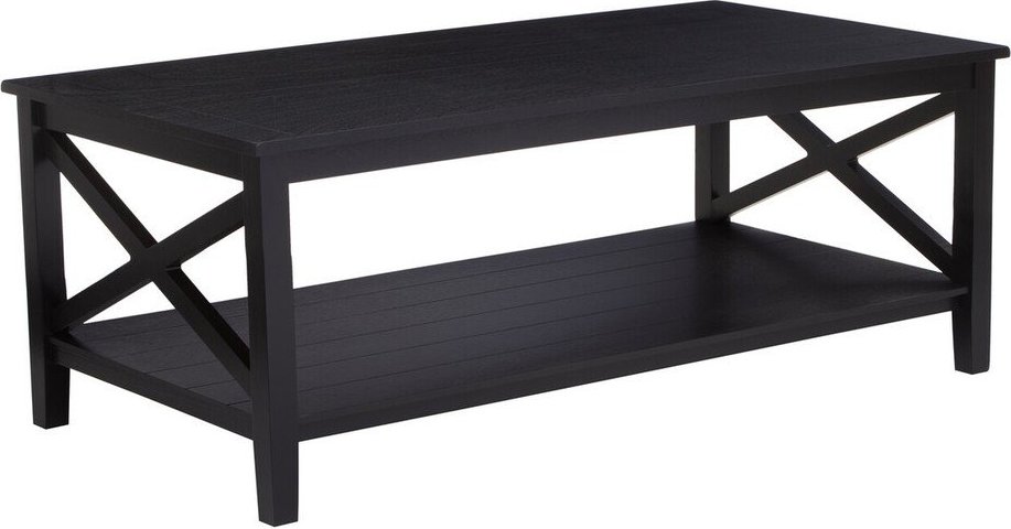 Černý konferenční stolek 60x120 cm Heritage – Premier Housewares Premier Housewares
