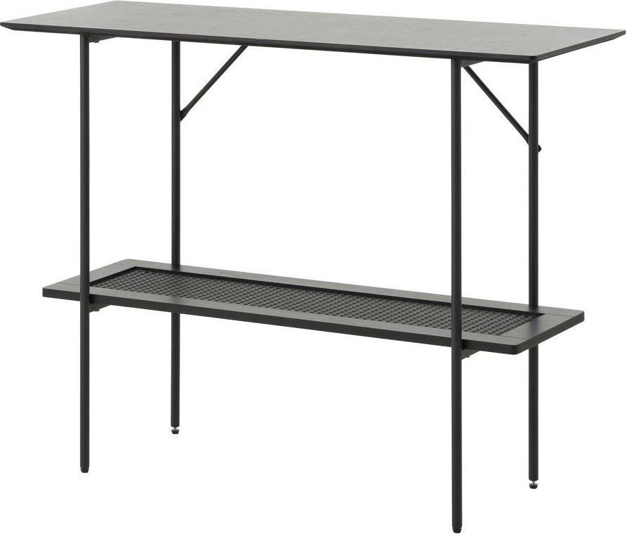Černý konzolový stolek 37x100 cm Pensacola – Unique Furniture Unique Furniture