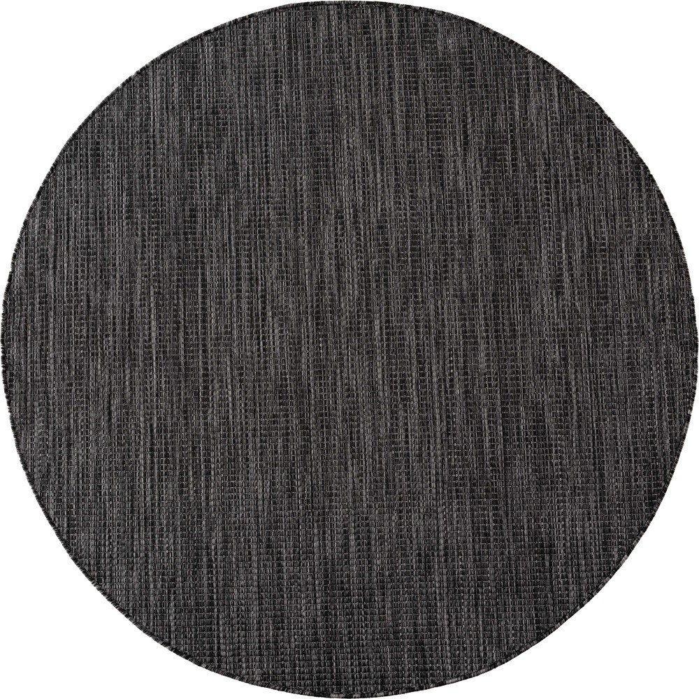 Černý kulatý vnitřní a venkovní koberec ø 120 cm Mira 1450 – Ayyildiz Carpets Ayyildiz Carpets