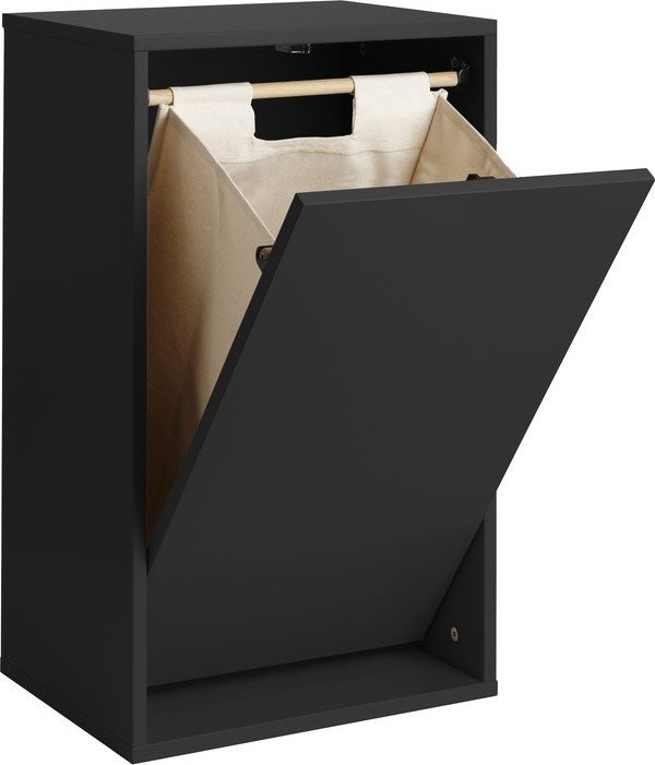 Černý nástěnný koš na prádlo Laundry Box – ReCollector Recollector
