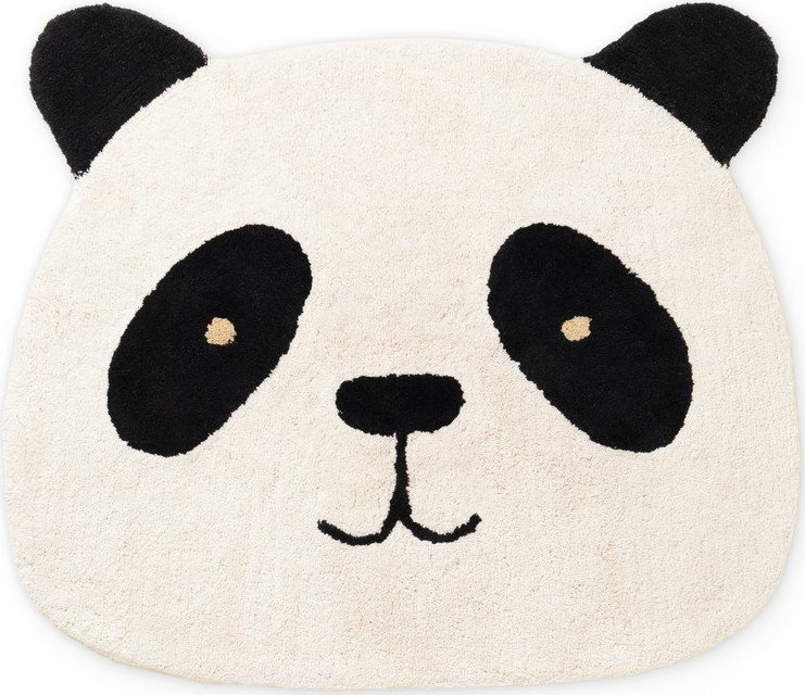 Černý/krémový pratelný/ručně tkaný bavlněný dětský koberec 103x120 cm Snuggle Patsy – Hanse Home Hanse Home