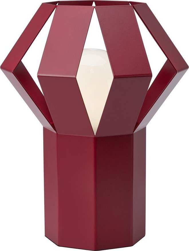 Červená kovová stolní lampa s kovovým stínidlem (výška 27 cm) Octa – Markslöjd Markslöjd