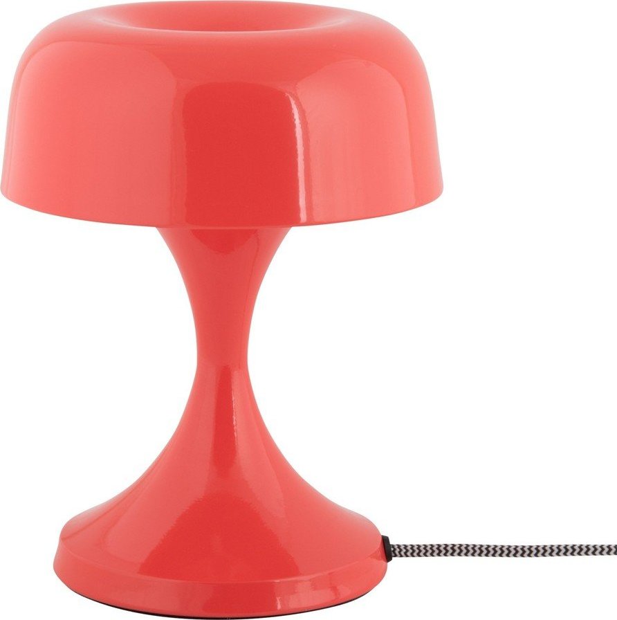 Červená kovová stolní lampa (výška 20 cm) Moda Retro – Leitmotiv Leitmotiv