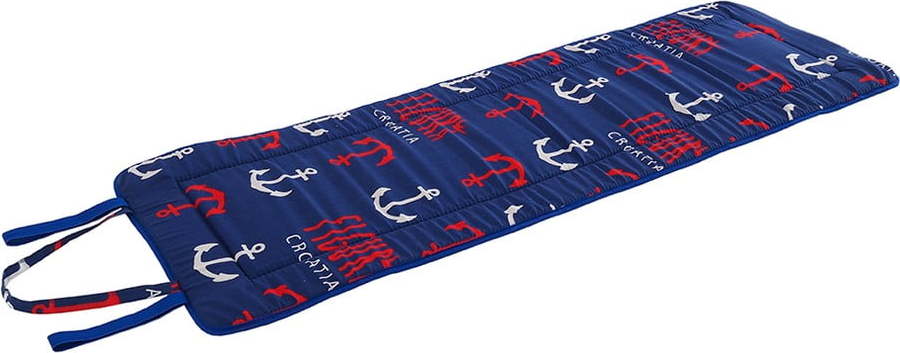 Červeno-modrý zahradní podsedák na lehátko 52x148 cm Anchors – B.E.S. B.E.S.