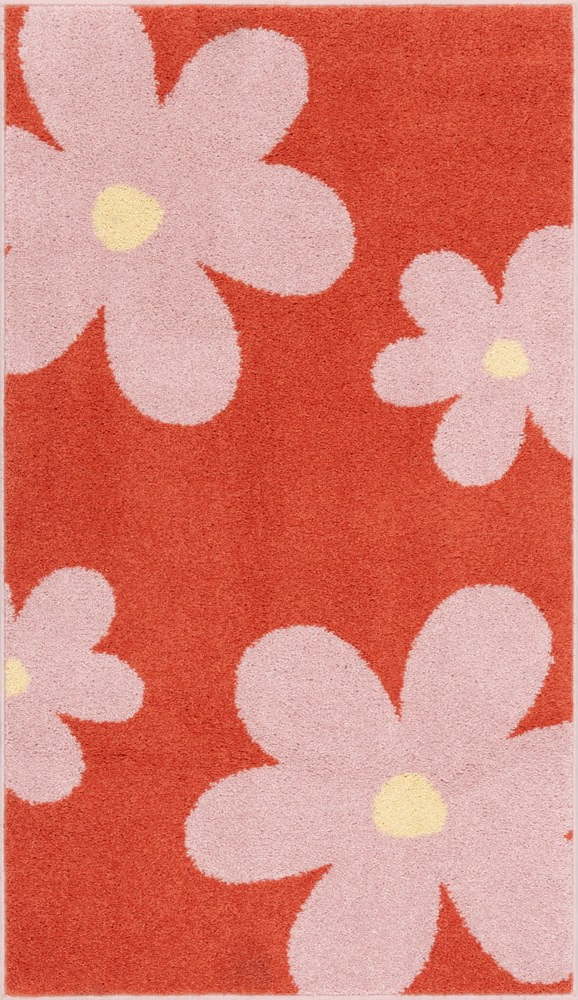 Červený/růžový dětský koberec 80x150 cm Lolly Coral – FD FD