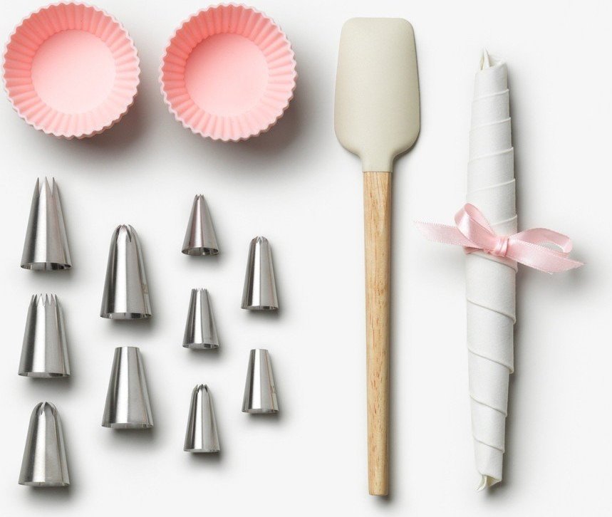 Cukrářská sada na zdobení počet nástavců 10 ks The Essentials Cupcake Tools – Printworks Printworks