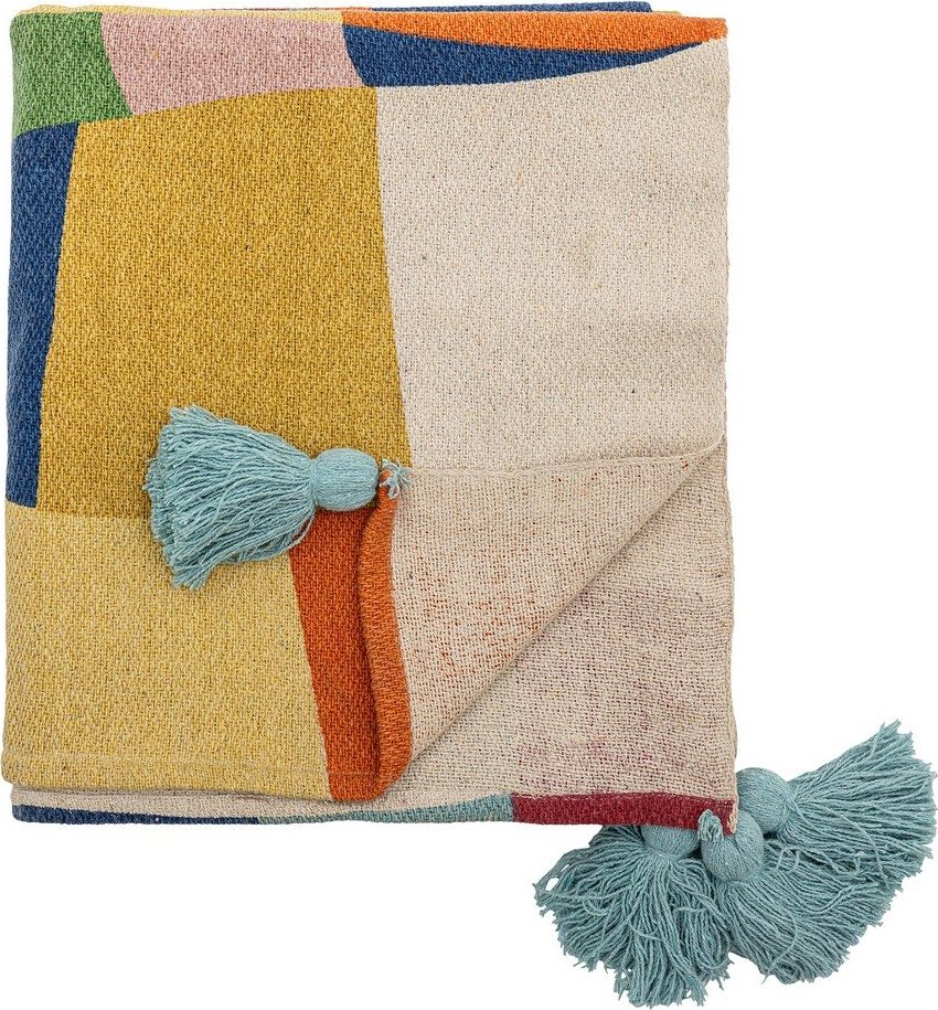 Dětská deka z recyklované bavlny 130x160 cm Colorine – Bloomingville Mini Bloomingville Mini